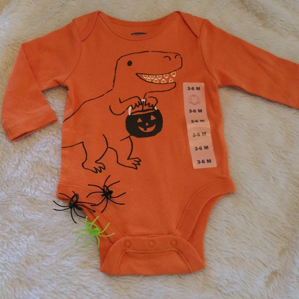 Old Navy - Halloween Dinosaur L/S One Piece - NWT